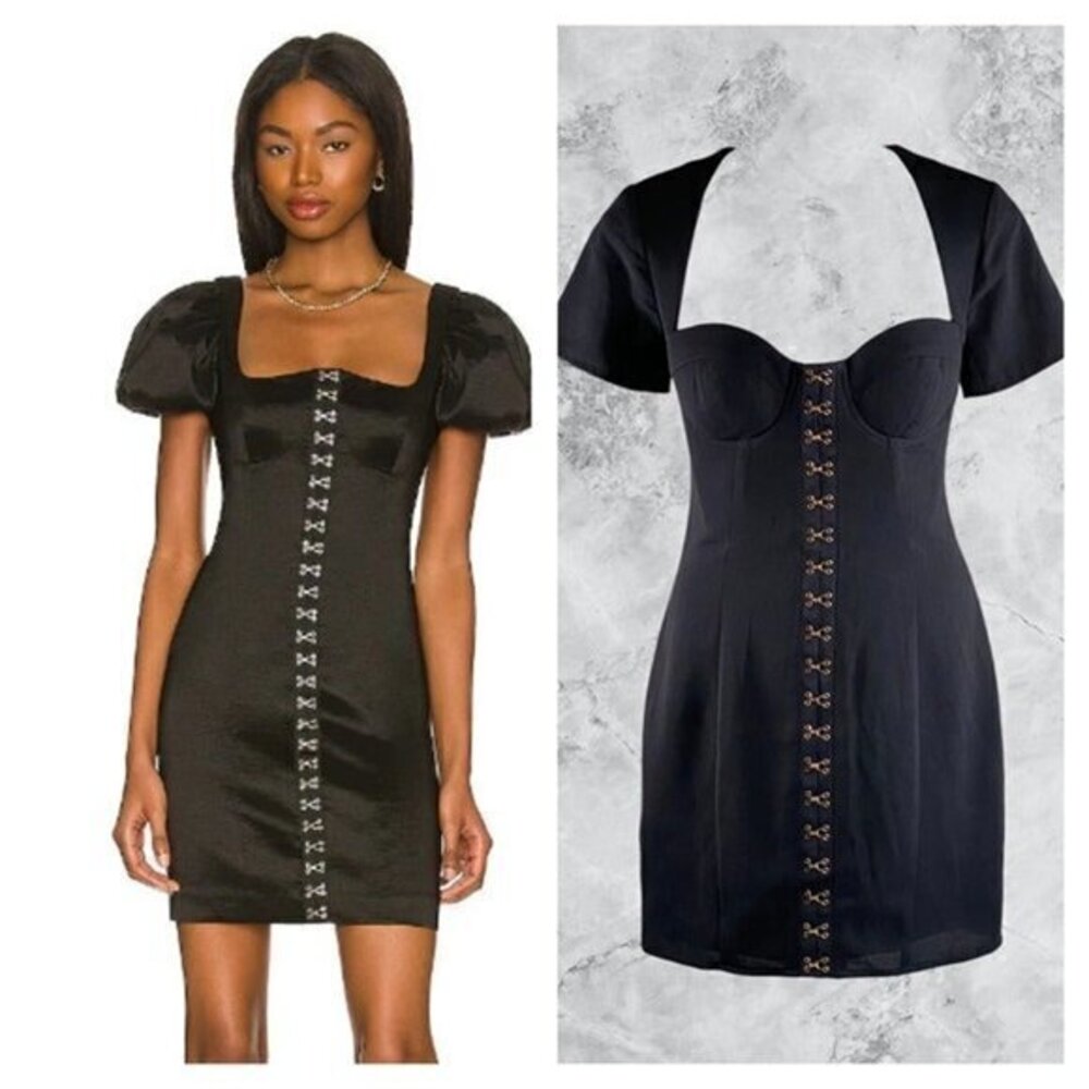 LPA Francesca Mini Dress - Black